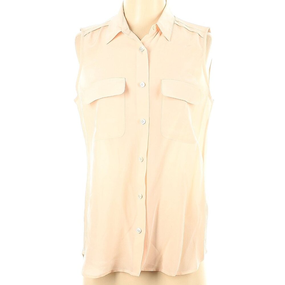 Banana Republic 100% Silk Sleeveless Blouse Heritage Collection